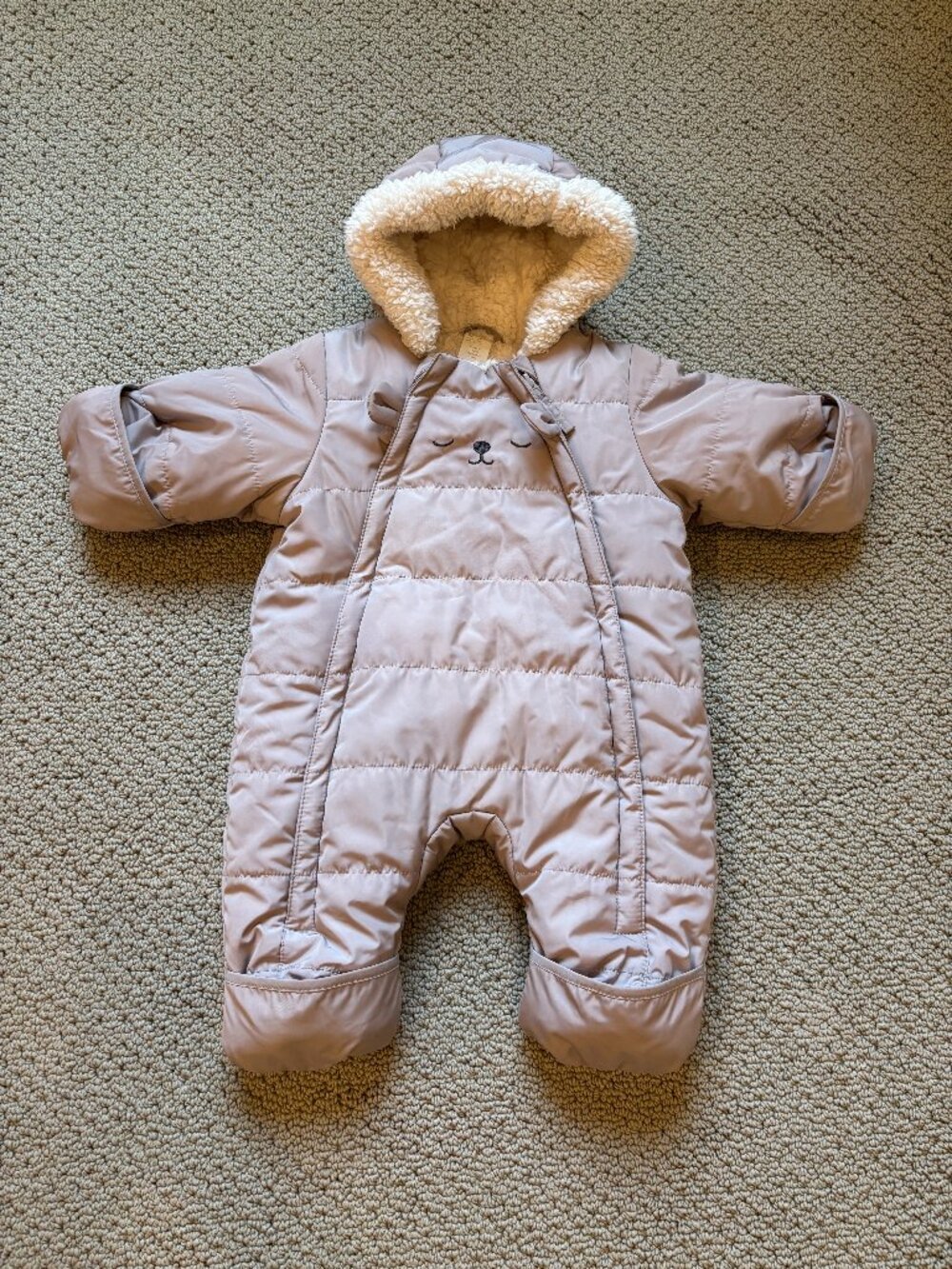 H&M Baby Bunting Fleece-Lined Snowsuit NB or 1-2 months